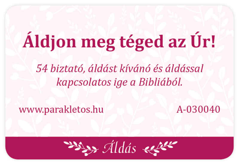 Áldjon meg téged az Úr! (kártyacsomag)