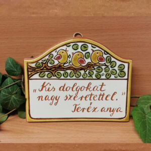 Kerámia igés tábla