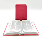 Középméretű, varrott, Ciklámen Károli Biblia 2.0 - Veritas