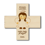 Lányangyalos kereszt - Donum Dei
