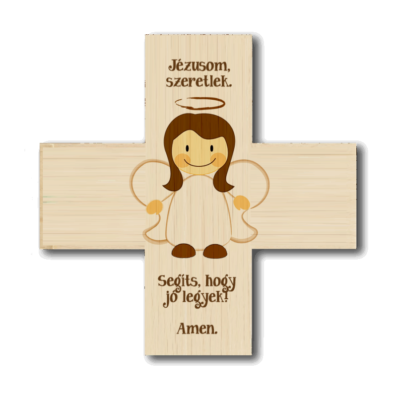 Lányangyalos kereszt - Donum Dei