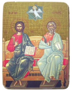 K25 Szent háromság 20x28 - Szent Ferenc Ikonműhely