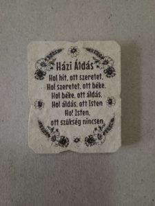 Kő hűtőmágnes, natúr - Kereszt-Média Kft. - Házi áldás 2